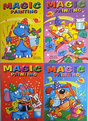 A5 Blue Green Yellow Magic Painting Colouring Book (Add Water) 4 To Collect • £1.99