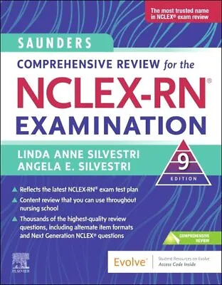 $61.75 • Buy Saunders Comprehensive Review For The NCLEX-RN Examination, Paperback By Silv...