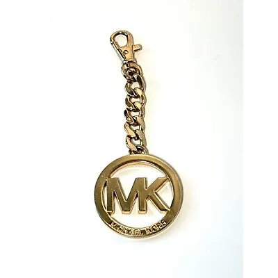 Michael Kors MK Gold Signature Logo Bag Chain Charm Keychain • $30