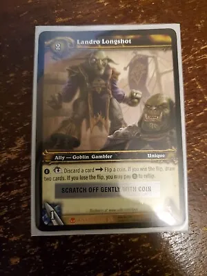 World Of Warcraft WoW Landro Longshot TCG - Loot Card Unscratched + Bonus** • $30