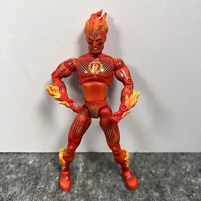 2002 Human Torch 6.5  Toy Biz Action Figure Marvel Legends Fantastic 4 Four • $11
