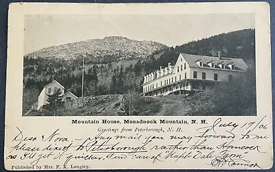 Vintage Postcard Mountain House Monadnock Mountain Peterborough Jaffrey NH 1906 • $12.90