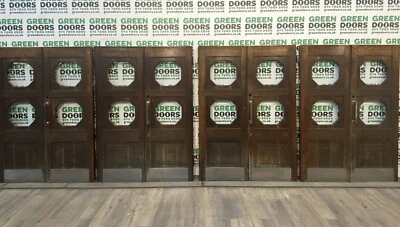 £449.95 • Buy French Doors Wooden Solid Oak Used Door External Exterior Brown Inwards Opening