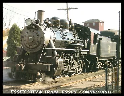 Tectonic/Engine 97 Essex Steam Train Essex CT Postcard Unposted • $1.50