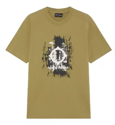 MA.Strum - CC Logo Print T-Shirt (Aloe) Size: M • £42