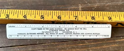 Vintage 1952 Advertising Ruler • $1.25