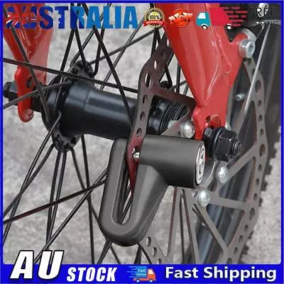 AU Electric Scooter Disc Brake Lock Anti Theft With Lock Frame For M365 (Black) • $8.35