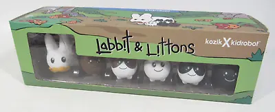 2016 Labbit And Littons Kozik X Kidrobot 6 Pack Mini Vinyl Figures NIB • $24.95