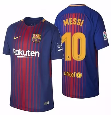 Nike Lionel Messi Fc Barcelona Home Youth Jersey 2017/18 • $129.99