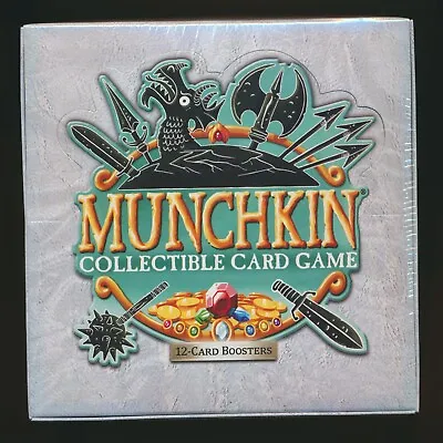 Munchkin CCG Steve Jackson Games 24ct Booster Pack Box FACTORY SEALED!! • $29.95