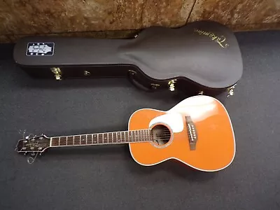 2018 Takamine CP3NY OR New Yorker Orange Acoustic-Electric Guitar W/ Case • $774.99