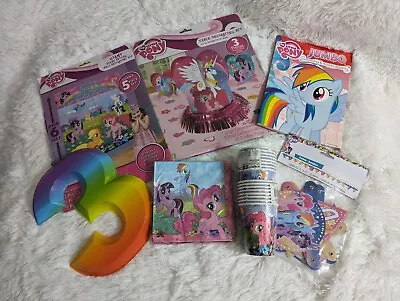 MY LITTLE PONY PARTY DECORATIONS - Scene Setter NAPKINS CUPS BDAY BANNER • $20