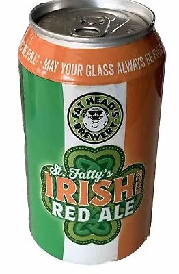 Fat Heads St Fattys Irish Red Ale Craft Beer Can Micro Brew Empty • $2.95
