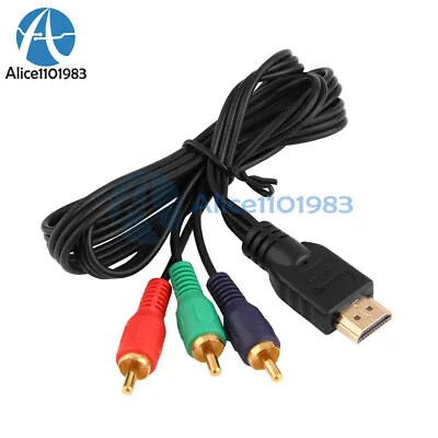 $2.39 • Buy HDMI Male To 3RCA 3-RCA Video Component Connection Cable Cord Line
