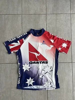 Commonwealth Bank Cycling Classic Qantas Team Jersey Rare Vintage Zip Up • $150