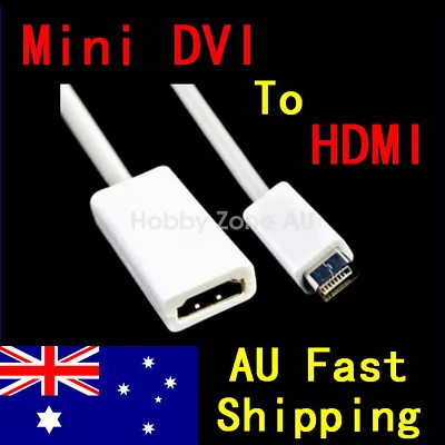 $8.23 • Buy Mini DVI To HDMI Adapter Converter Cable For Apple IMac MacBook Mac Mini