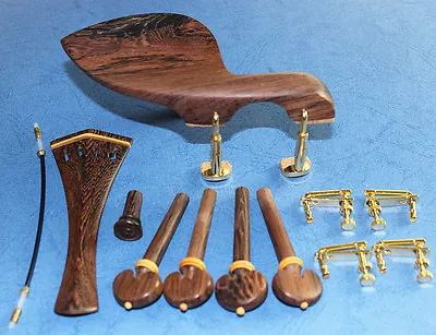 1 Set Fine High Quality Rose Wood Violin Fittings 4/4 Violin Accessories • $18.50