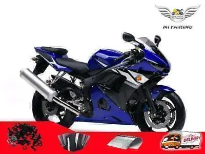$430 • Buy Blue Black Injection Molding Kit Fairing Fit For 2003-2005 YZF R6 Yamaha M040