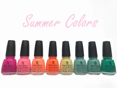 China Glaze Nail Lacquer - SUMMER HOT COLORS - Choose Your Color 14ml/0.5oz • $7.75