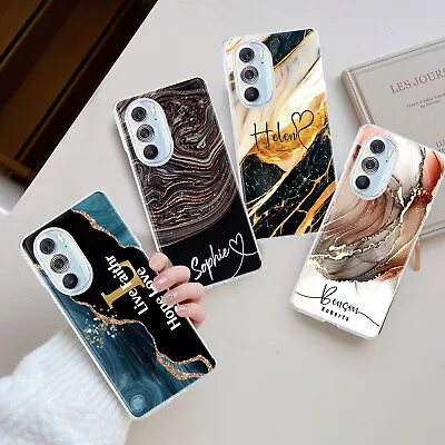 Soft Marble Case Personalised Phone Cover For Motorola Moto G Stylus G 5G G Play • $7.89