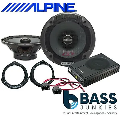 Mercedes Vito W447 Alpine PG Front Door Car Speakers & 300W Underseat Sub Kit • £249.95