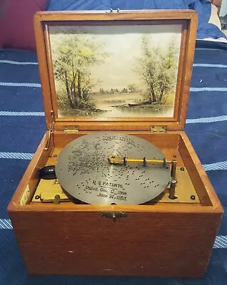 REGINA VICTROLA MUSIC BOX CIRCA 1890s • $650