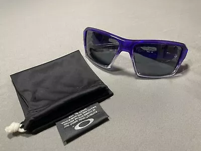 Oakley Eyepatch 2 Purple-Clear Fade Sunglasses - Grey Polarized - NEAR MINT • $249.99