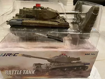 Remote Control Tank For Kids M41A3 American Army Battle Tank Programmable JJRC • $27.95