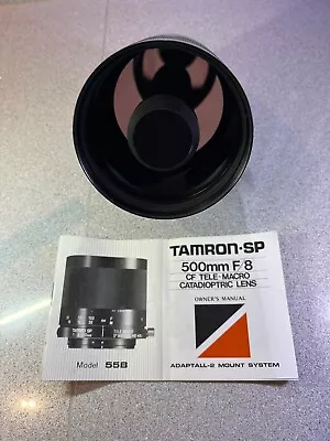 Tamron Adaptall 2 SP 500mm F/8 55B Mirror Lens - With Adaptall2 Olympus OM Mount • £65