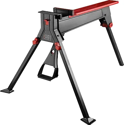 Portable 600LB Saw Horse Workbench Pedal Lever 1Ton Clamp Force Sawhorse Station • $109.99