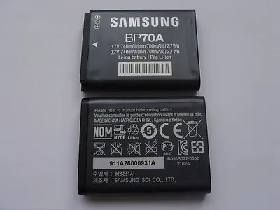 Original Battery Samsung BP70A BP-70A Genuine Battery ST95 ES73 ES75 ST88 • £24.72