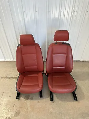 07-13 BMW E92 328i 335i Coupe Set Of Front Heated Seats OEM Red • $500