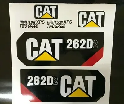 Caterpillar 262D2 Decal Kit Cat Skid Steer Stickers USA Fast Free Shipping • $140