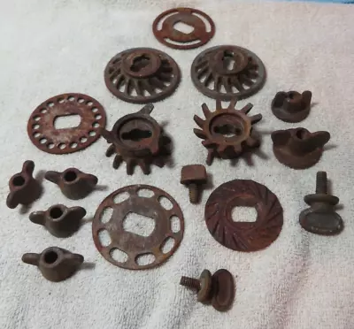 Small Vintage Mix Industrial Machine Age Steel Gear Steampunk Altered Art • $14.95