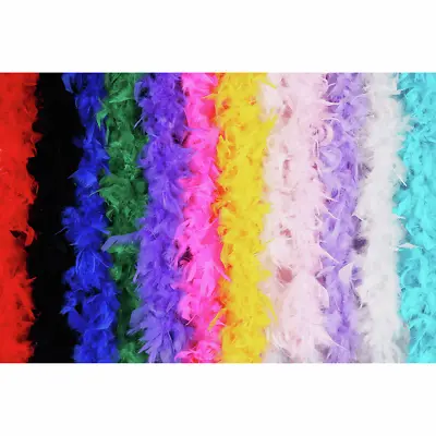 £6.49 • Buy Trimits Marabou Boa Ostrich Feather Trim Hem Fancy Dress 1.8m X 12cm All Colours
