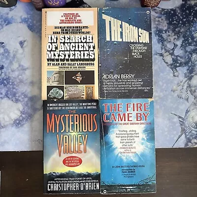 Ancient Mysteries Aliens UFOs Black Holes Vintage Paperback Book Lot Science • $22.75