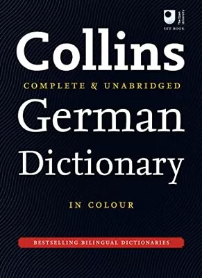 Collins German Dictionary (Collins Complete And Unabridged) Hardback Book The • £3.84