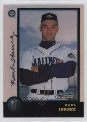 1998 Bowman Chrome Refractor Raul Ibanez #206 • $3.99