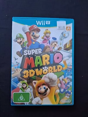 Super Mario 3D World Nintendo Wii U - Mint Disc Tracked Aust Post • $10