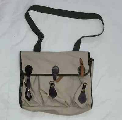 Vintage Leitz Camera Bag Original 1970s Beige Canvas In Good Condition • $125