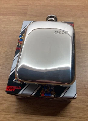 £8 • Buy Sheffield Mint Pewter Hip Flask. 6oz. (Ounce) Brand New, Unused In Original Box.