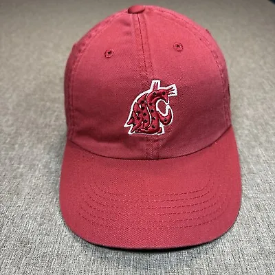 Washington State WSU Hat Womens Adjustable Cougars Crimson Embroidered Jeweled • $290.72