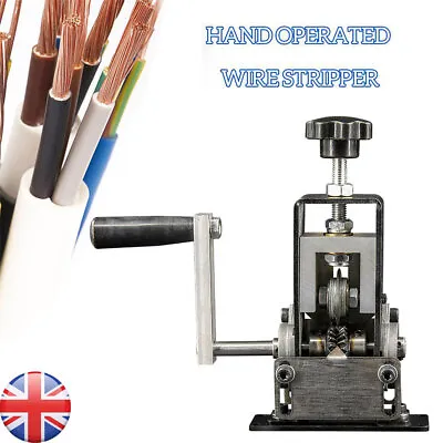 Manual Wire Stripping Machine Cable Scrap Recycle Alloy Steel Cable Peer HOT • £38.99