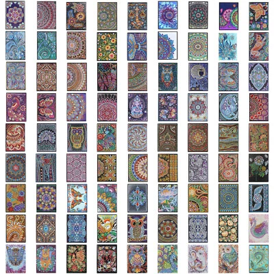 $16.27 • Buy 5D DIY Special Shaped Diamond Painting 50Pages A5 Notebook Diary Book Sketchbook