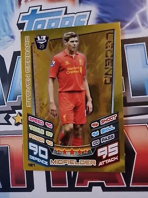 Match Attax 12/13 Legend Steven Gerrard • £3