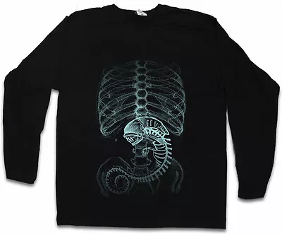 XENOMORPH ALIEN LONG SLEEVE T-SHIRT Ripley Prometheus Weyland Fan Saga • $42.89