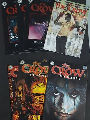 Lot Of 7 The Crow-Dead Time 1-3 & Wild Justice Angels J.O'barr Comics 1996 VG/VF • $49.99