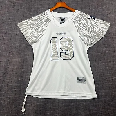 Dallas Cowboys Miles Austin #19 Women's Reebok Jersey Zebra Rhinestones Sz L • $25