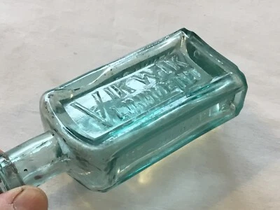 £7.99 • Buy Rare  Victorian Embossed Quack Medicine Bottle VIKWICK Not To Be Tak LINIMENT '