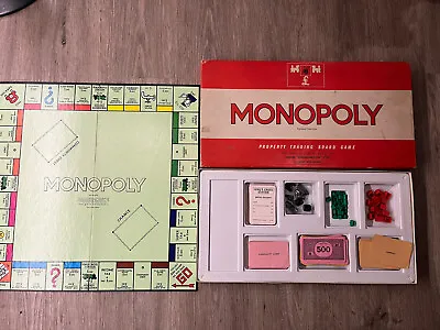 Vintage 1970’s Waddingtons Original Monopoly Classic Edition Board Game - VGC • £9.99